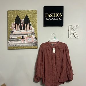 Pilcro bell sleeve shirt